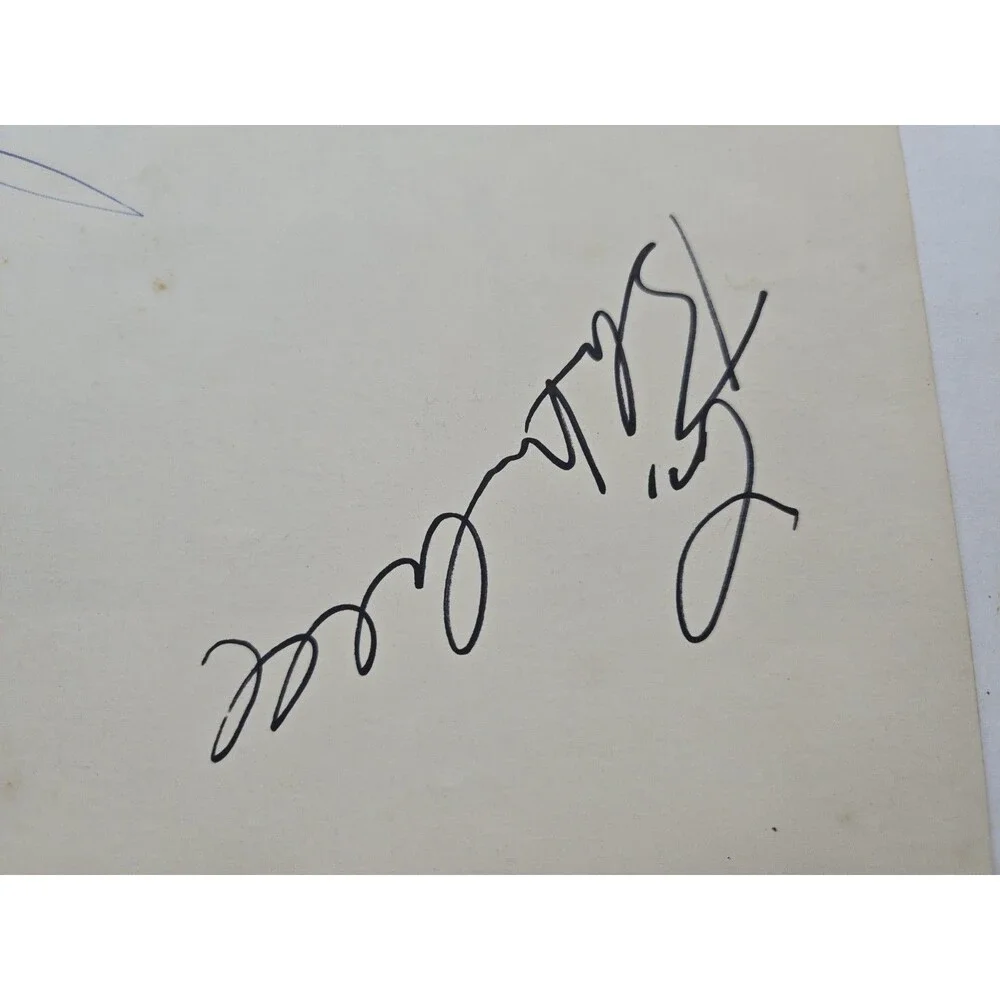 The Statler Brothers Hand Signed Promo Photograph Front And Back